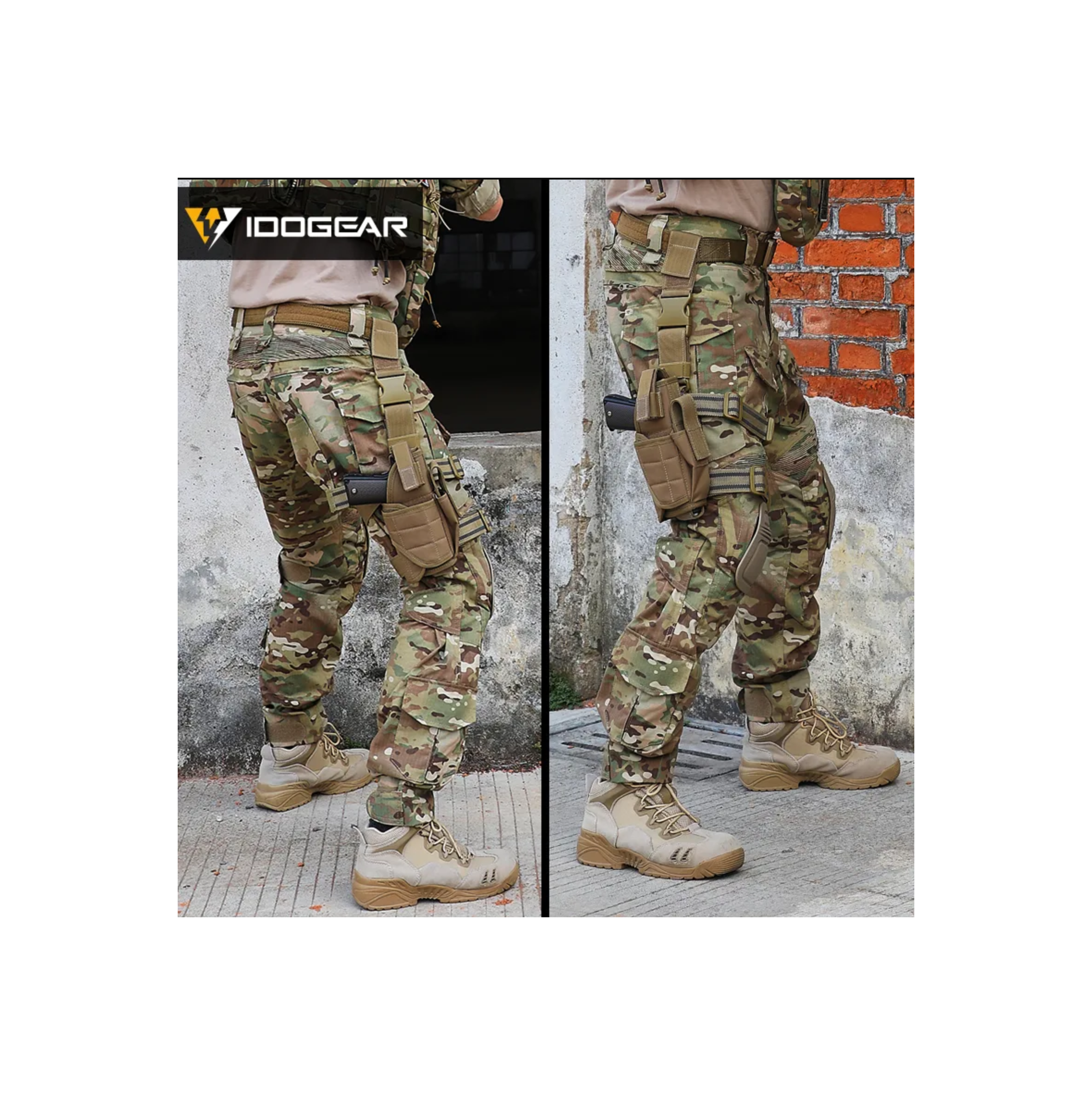 IDOGEAR G3 Combat Broek met kniebeschermers Tactische Broek